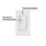 Placa Armada Interruptor Sencillo y de 3 Vías Classic