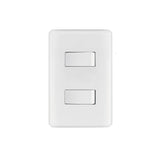 Placa Armada 1 Interruptor Sencillo + 1 de 3 Vías, Basic