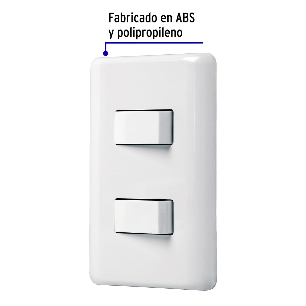Placa Armada 1 Interruptor Sencillo + 1 de 3 Vías, Basic