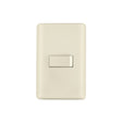 Placa armada 1 interruptor sencillo, marfil, Volteck
