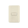 Placa armada 1 interruptor de escalera, marfil, Basic