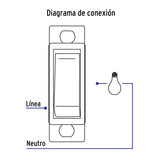 Placa Armada con Interruptor Sencillo, Línea Económica