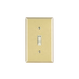 Placa Armada Interruptor Sencillo, Línea Standard, Aluminio