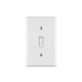 Placa armada interruptor sencillo, línea Standard, blanco