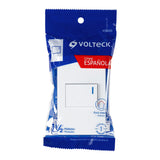 Placa Armada 1 Interruptor de 3VÍAS, 1.5MÓD, Española, Blanco