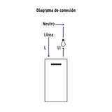 Placa Armada 1 Interruptor de 3VÍAS, 1.5MÓD, Española, Blanco