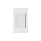 Placa Armada 1 Interruptor, 3 Módulos, Española, Blanco