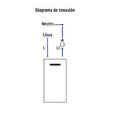 Placa Armada 1 Interruptor, 3 Módulos, Española, Blanco