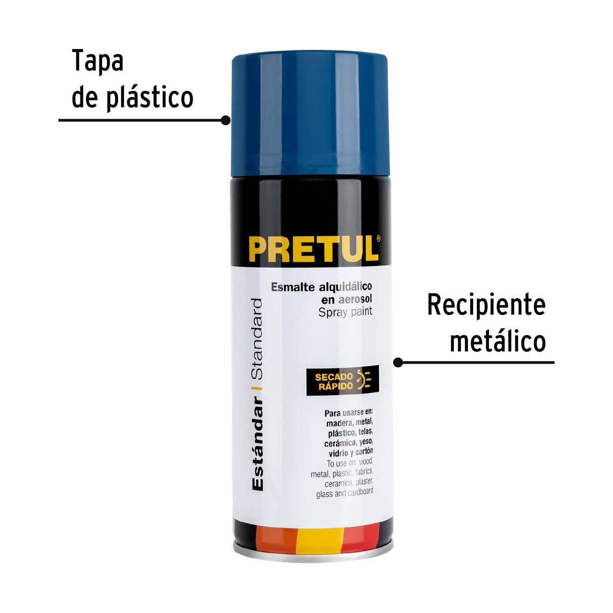 Pintura en Aerosol, Azul Ultramar, 400 ml, Pretul