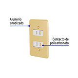Placa Armada 2 Contactos Polarizados Línea Económica