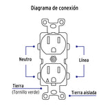 Placa Armada Contacto Tierra Aislada, Línea Standard