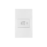 Placa Armada 1 Toma para Teléfono, 1.5 Mod, Española, Blanco