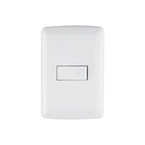 Placa Armada con Timbre, Blanco, Línea Italiana., Volteck