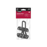 Pasador Abatible para Puerta, Acabado Negro, Hermex