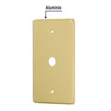 Placa Pasacable de Aluminio, Línea Standard, Volteck