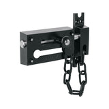 Pasador con Cadena para Puerta, Acabado Negro, Hermex