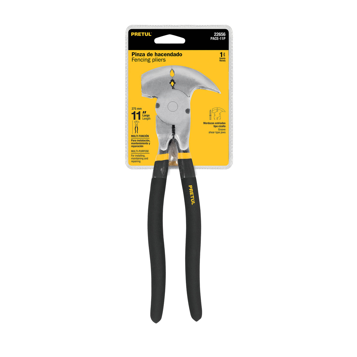 Pinza de Hacendado 11' Mango de PVC, Pretul