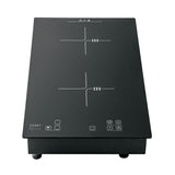 Parrilla Inducción Empotrable 30 cm, 2 Quem, Vidrio, Riviera