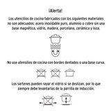 Parrilla Inducción Empotrable 60 cm, 4 Quem, Vidrio, Riviera