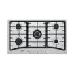 Parrilla gas empotrable 90 cm, 5 quem, acero inox, RIVIERA