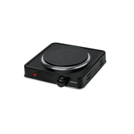 Parrilla eléctrica 1 quemador de disco, negra, Volteck