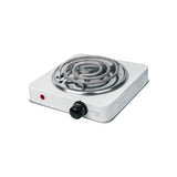Parrilla Eléctrica 1 Quemador en Espiral, Blanca, Basic