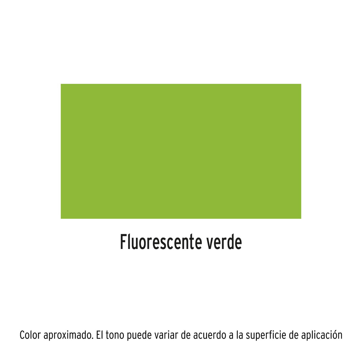 Pintura en Aerosol, Verde Neón, Bote Esbelto, 400 ml