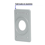 Placa para Intemperie Tipo Fs, Sencilla, de Sobreponer