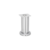 Pata para Sofá y Mueble, Cromo, 120 mm Altura, Hermex