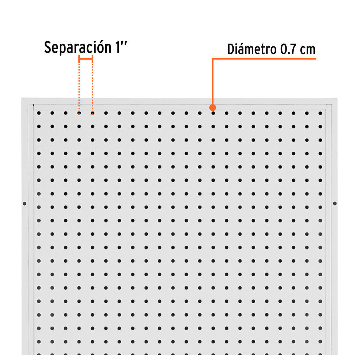 Panel Perfocel 60 X 180 cm, Truper