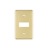 Placa 1 Módulo, de Aluminio, Línea Económica, Volteck