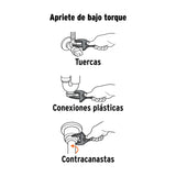Llave Ajustable 8' para Plomero, Apertura 3', Truper