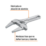 Llave Ajustable 8' para Plomero, Apertura 3', Truper