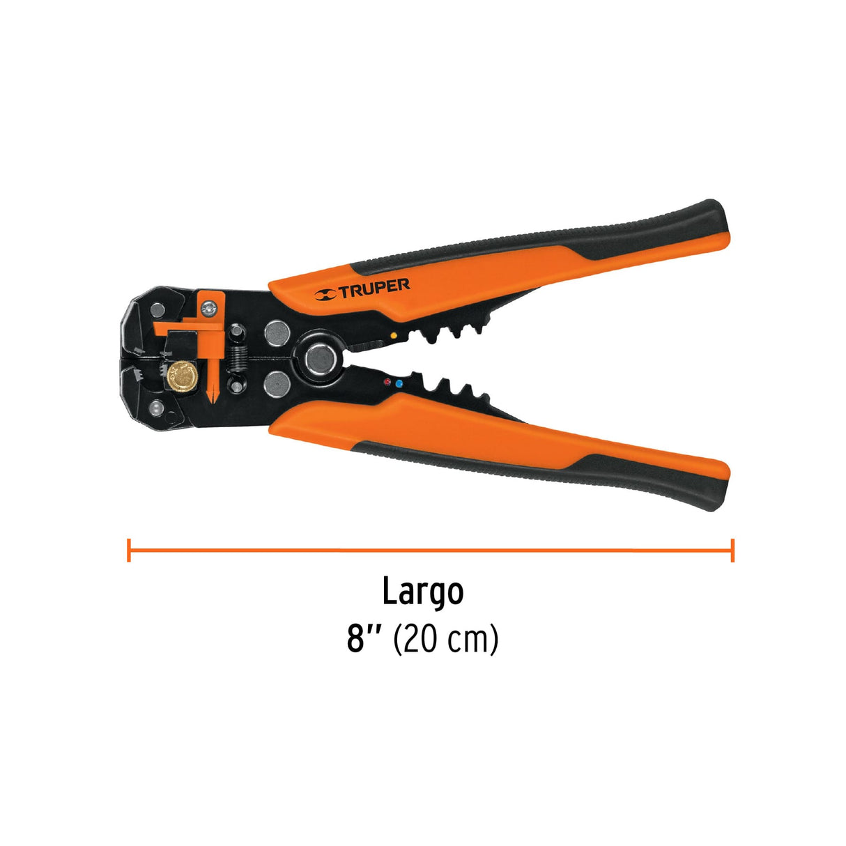 Pinza 8' Pela Cables Automática, 22 a 10 AWG, Truper