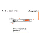 Llave Ajustable (Perico) 10' Cromada, Truper