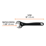 Llave Ajustable (Perico) 10' Profesional Pavonada, Expert