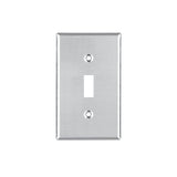 Placa de Acero Inox. para Interruptor Vertical, Standard