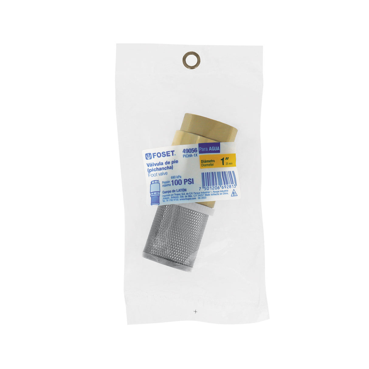 Pichancha con Rejilla Acero Inoxidable 1', Foset