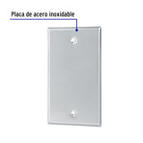 Placa de Acero Inoxidable Ciega, Línea Standard