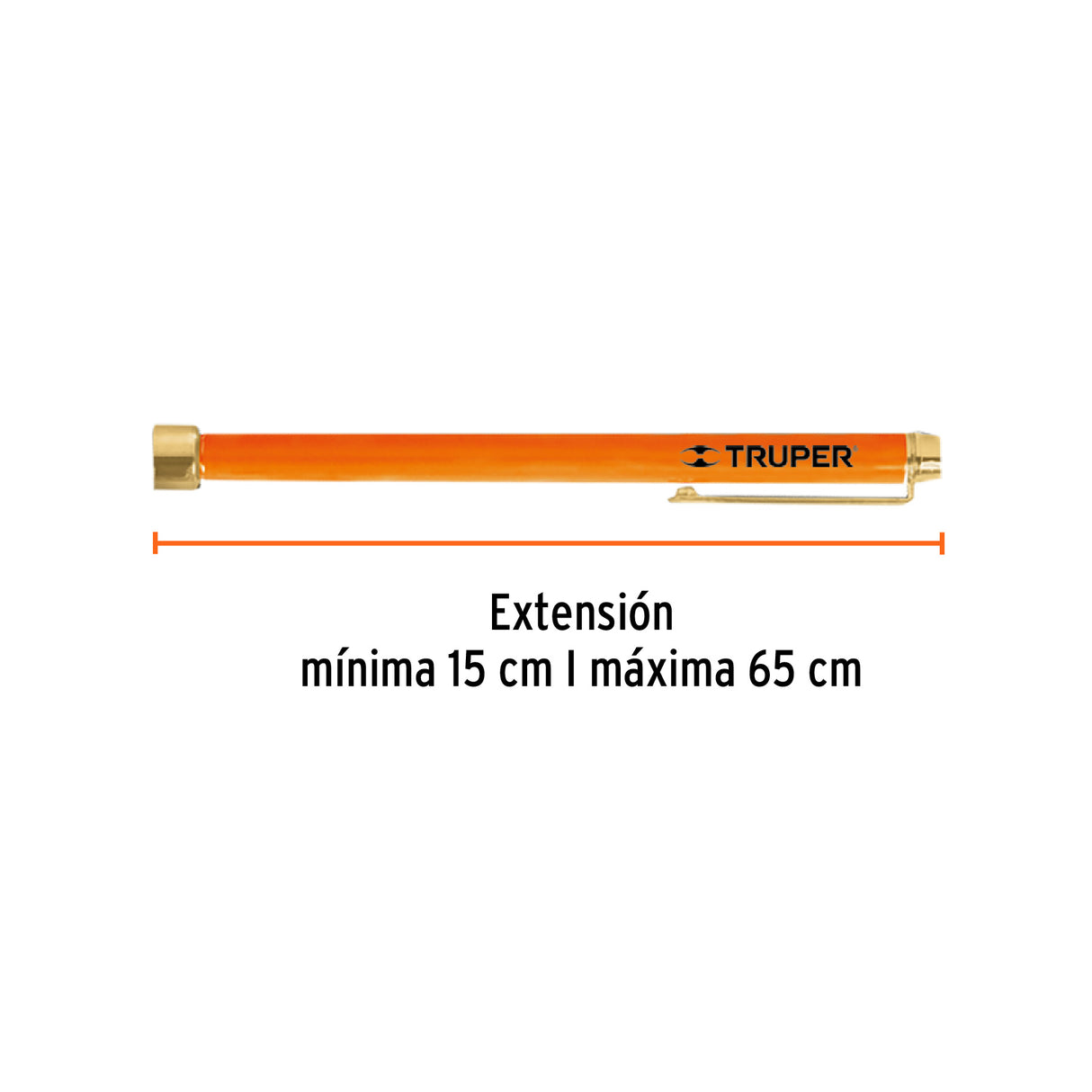 Imán Extensible de Acero Inoxidable, 1.5 kg, Truper