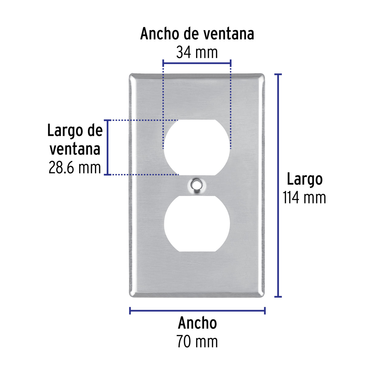 Placa de Acero Inoxidable Dúplex, Línea Standard