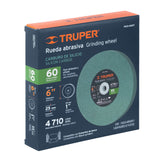 Rueda Abrasiva para Esmeril 6'X25 mm, Carburo Silicio, Grano 60