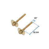 Bolsa con 2 Pijas 1/4' X 66 mm para Base de Wc a Piso, Foset