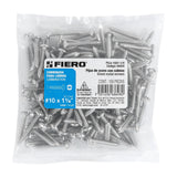 Bolsa con 150 Pijas para Lámina, #10 X 1-1/4', Fiero