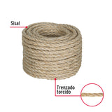 Piola de Sisal (Henequén) de 6 mm X 15 m Natural, Fiero