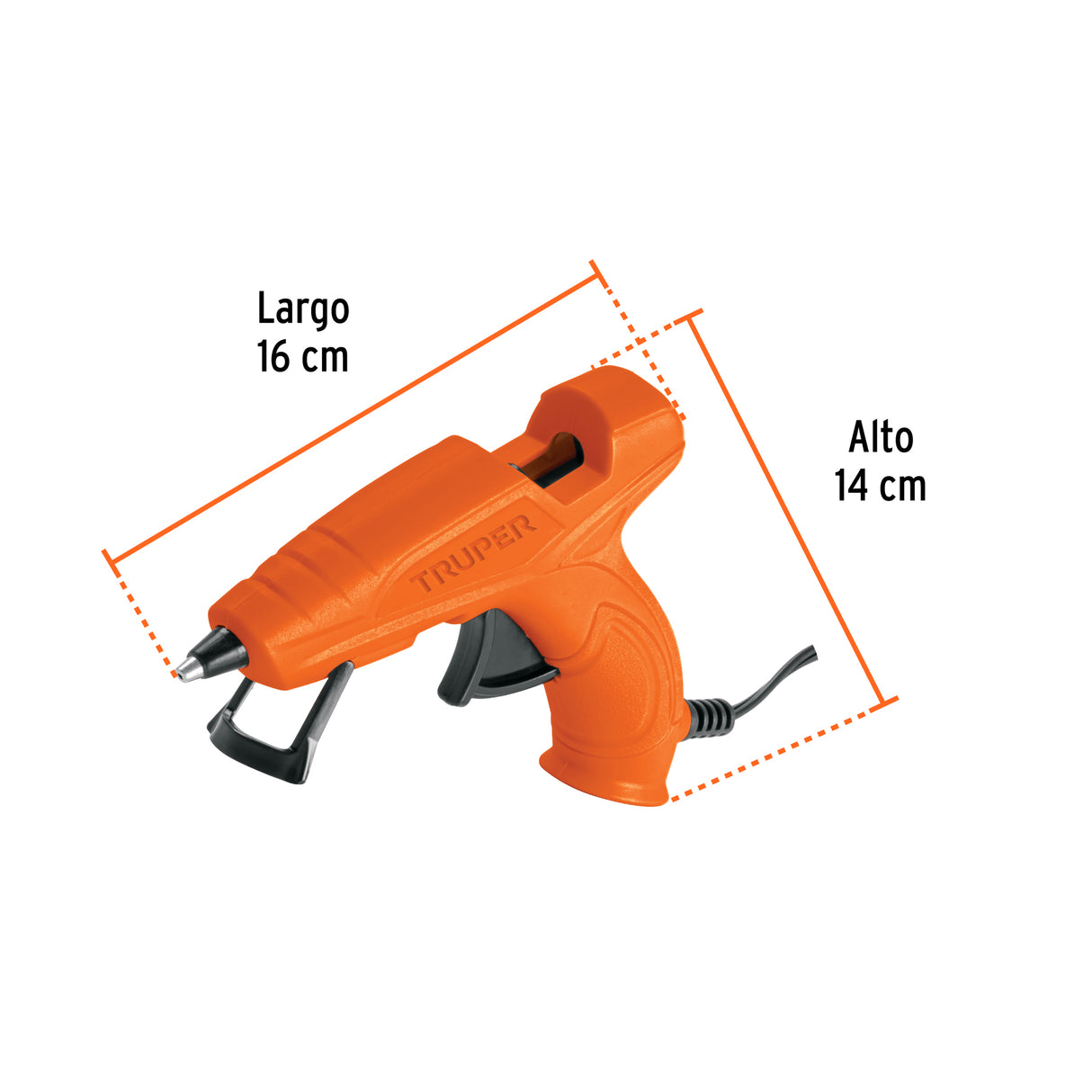 Pistola Eléctrica de 20 W para Silicón de 5/16', 127 V, Truper