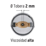 Pistola para Pintar Gravedad Hvlp Vaso Plástico, 2 mm, Truper