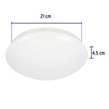 Luminario LED Plafón Decorativo 8 W 6500K, Liso, Basic