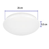 Luminario LED Plafón Decorativo 15 W 6500K, Liso, Basic