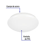 Luminario LED Plafón Decorativo 15 W 6500K, Liso, Basic